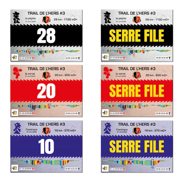 Dossards Personnalisés - DLB Design - Graphiste Indépendant
