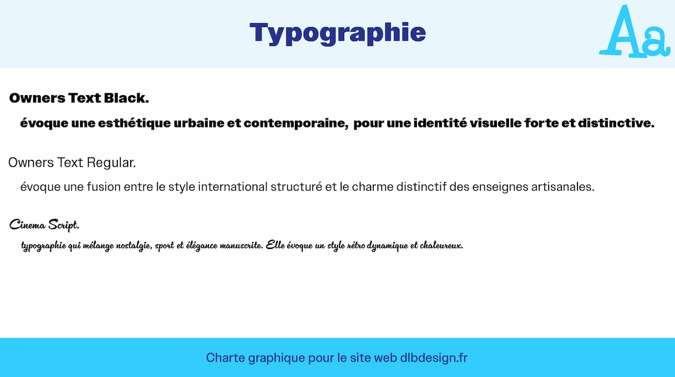 Typographie DLB Design Typographie DLB Design