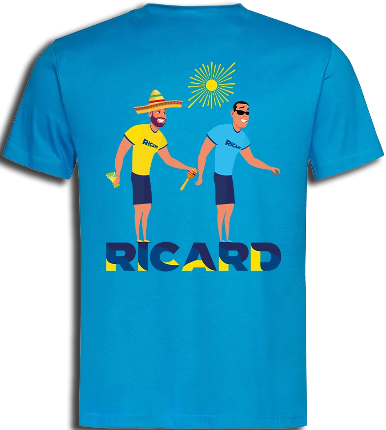 T-shirt personnalisé avec impression DTF