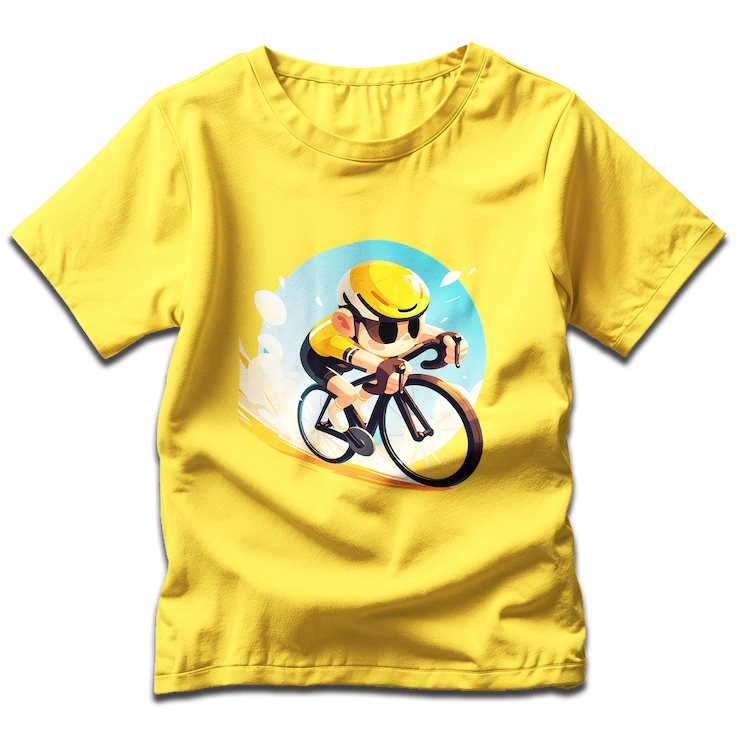 tee shirt jaune Jeune maillot jaune