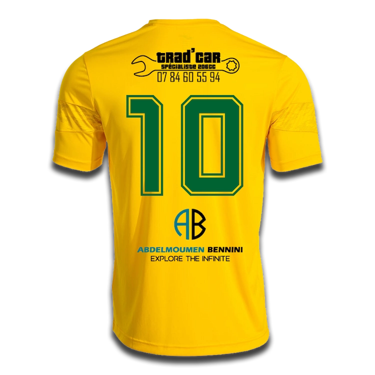 Marquage Textile Ariège - DLB Design - maillot football personnalisé