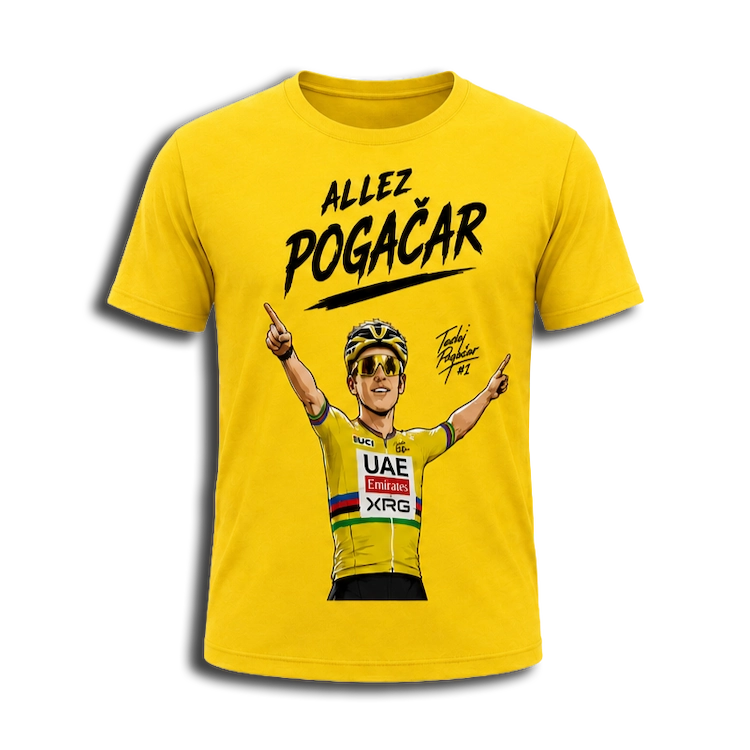 pogacar jaune face