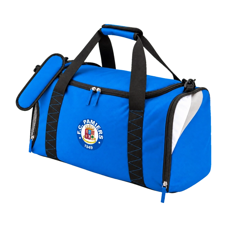 FC Pamiers — Sac de sport Sac de sport bleu et noir personnalisé avec l’écusson du FC Pamiers.