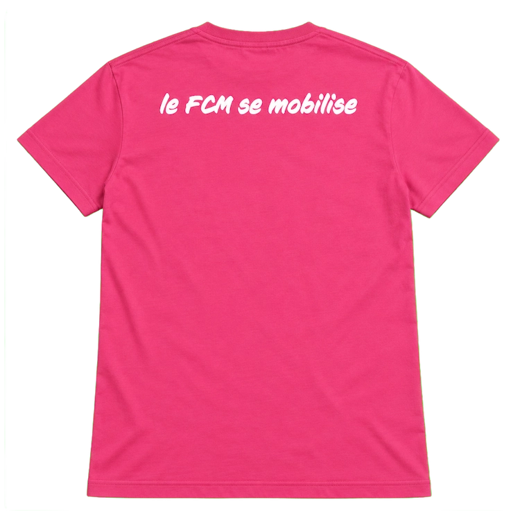 FC Mirepoix — Textiles du club 12 Maillot FC Mirepoix pour Octobre rose, vue de dos