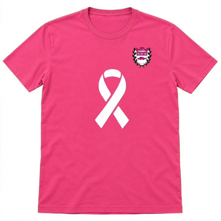 FC Mirepoix — Textiles du club 11 Maillot FC Mirepoix pour Octobre rose, vue de face