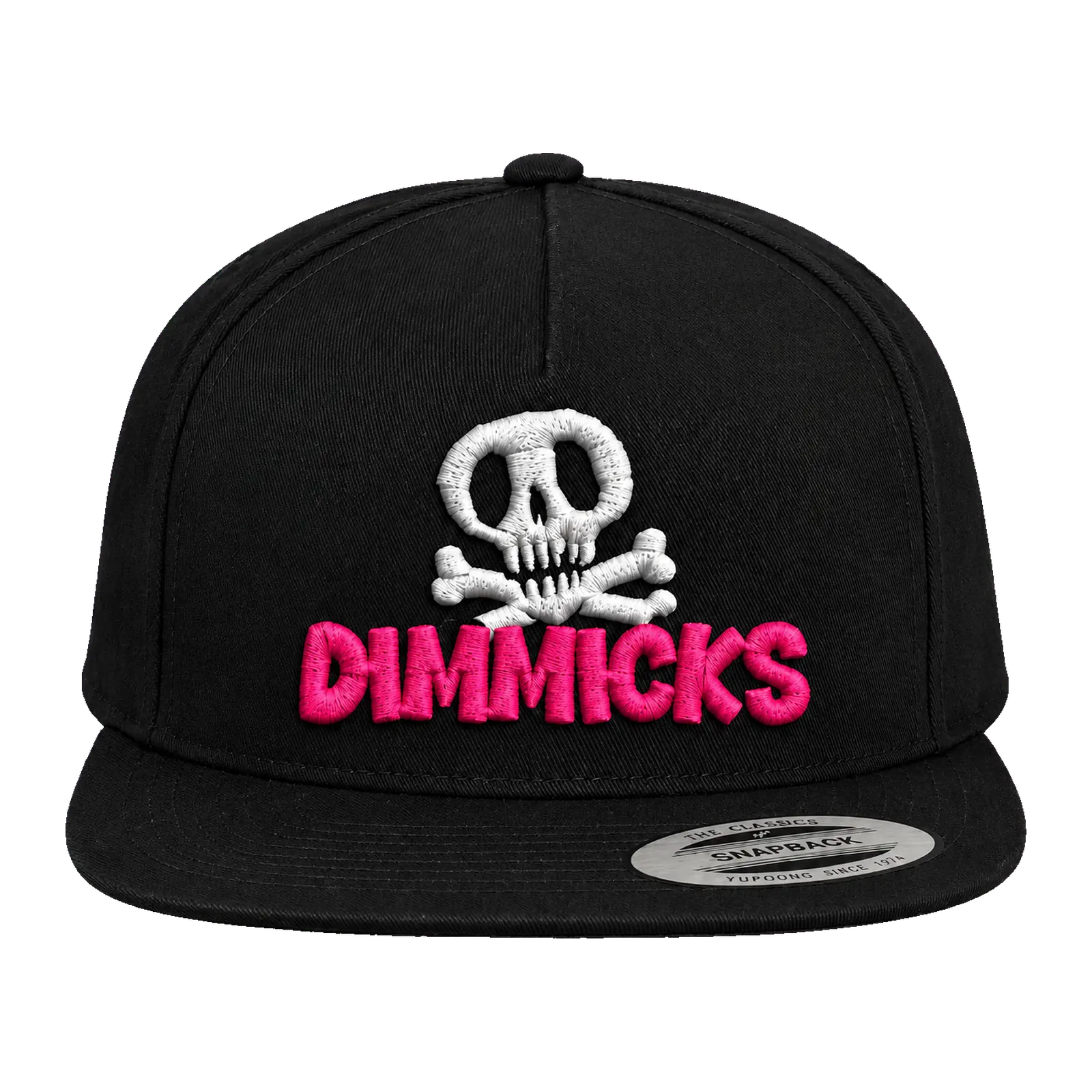 Casquette noire The Dimmicks — face Casquette noire The Dimmicks — face