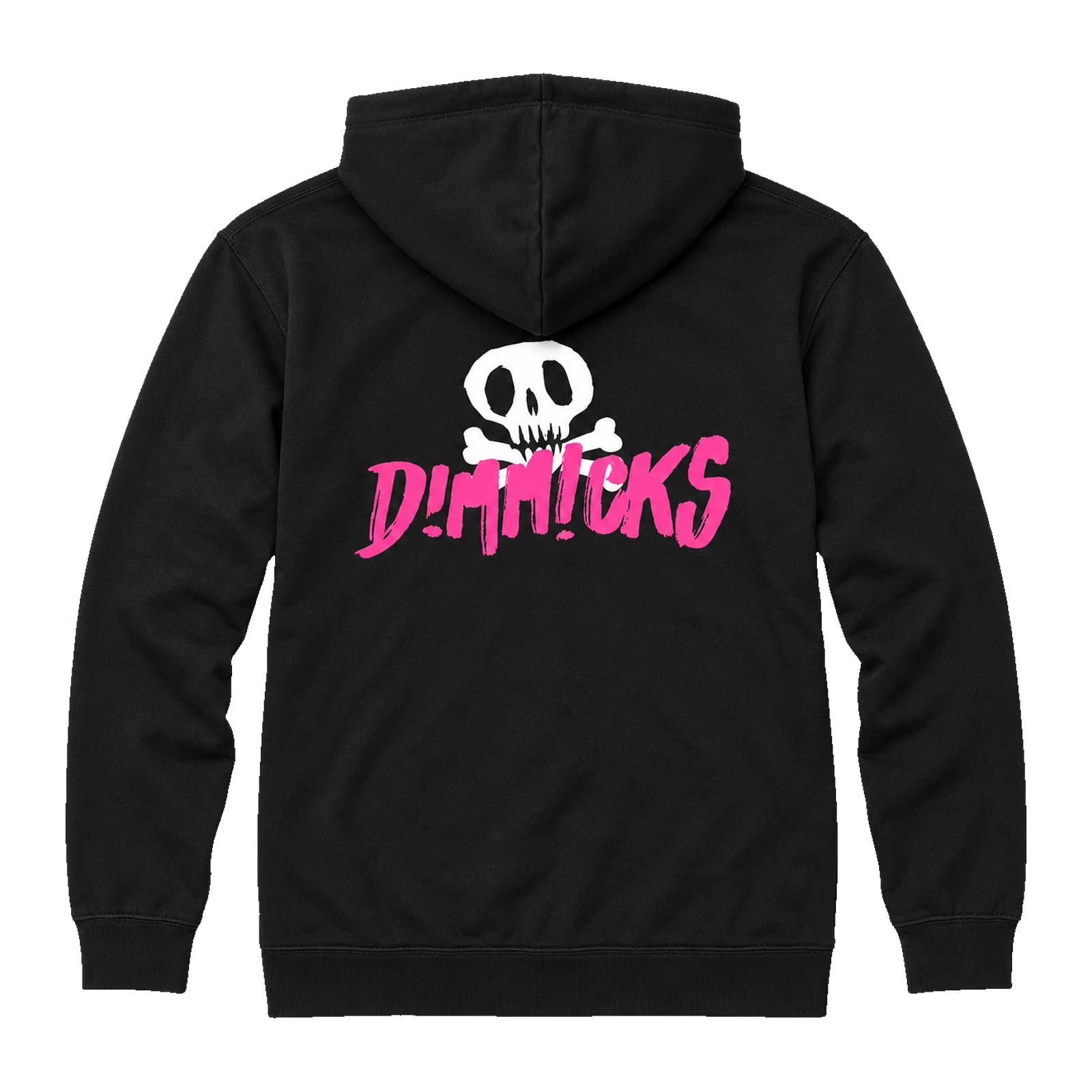 The Dimmicks — Collection textile pour les fans 4 Sweat zippé noir The Dimmicks — dos