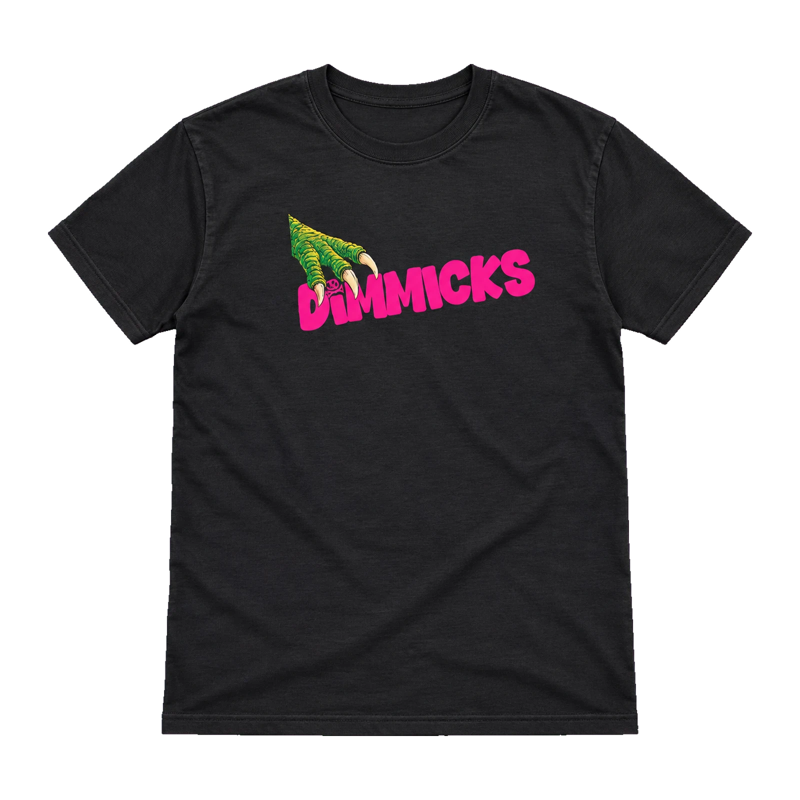 The Dimmicks — Collection textile pour les fans 9 Tee-shirt noir The Dimmicks, visuel griffe — face