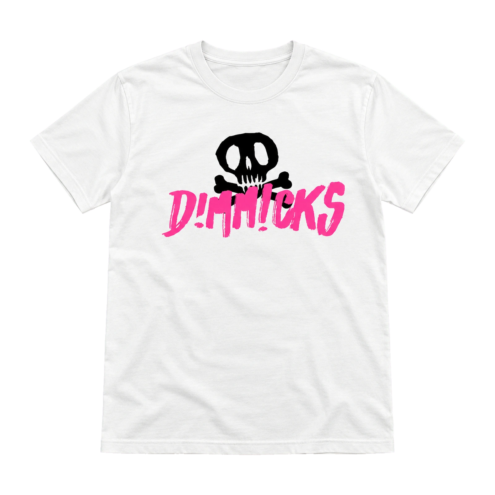The Dimmicks — Collection textile pour les fans 13 Tee-shirt blanc The Dimmicks — face