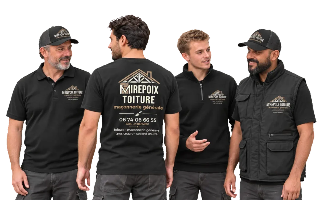 Mirepoix Toiture — Tenues professionnelles et casquettes