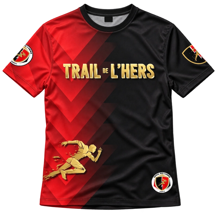 Tee-shirt personnalisé — Trail de l’Hers · 2025